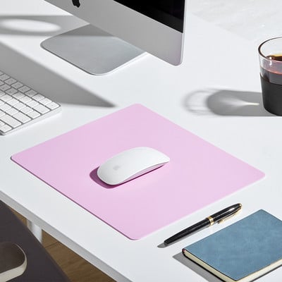 PU kožna podloga za miša Jednostavna jednobojna protuklizna vodootporna podloga za miša 25x21 cm Školski pribor Uredski pribor Deskpad