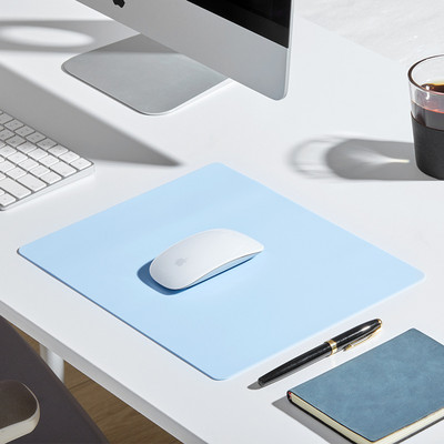 PU kožna podloga za miša Jednostavna jednobojna protuklizna vodootporna podloga za miša 25x21 cm Školski pribor Uredski pribor Deskpad