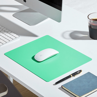 PU kožna podloga za miša Jednostavna jednobojna protuklizna vodootporna podloga za miša 25x21 cm Školski pribor Uredski pribor Deskpad