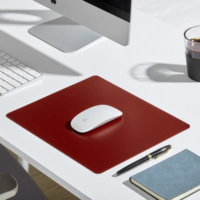 PU kožna podloga za miša Jednostavna jednobojna protuklizna vodootporna podloga za miša 25x21 cm Školski pribor Uredski pribor Deskpad