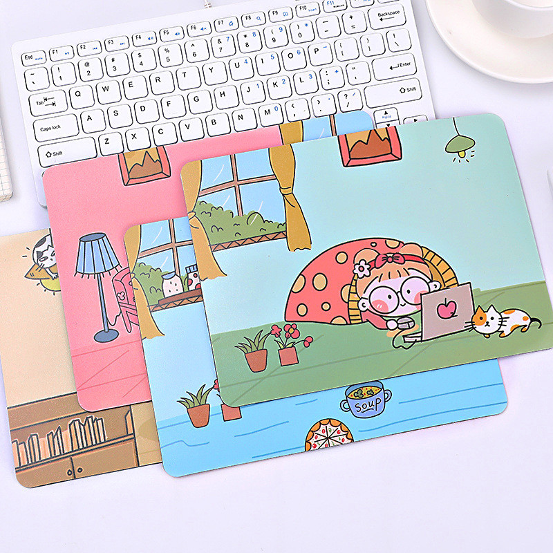 Mousepad Gamer Cute Kawaii XXL Gaming Mouse Pad Gumeni Otaku Locking Edge Velika modna stolna podloga za prijenosno računalo