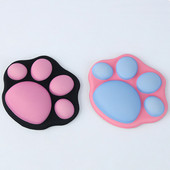 Armsa kassikäpa kujuga hiirepadi randmetugi randmetoepadjad Pehmed mugavad käetugi matt kontoriarvuti sülearvutite hiirepatjadele