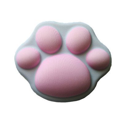 Armsa kassikäpa kujuga hiirepadi randmetugi randmetoepadjad Pehmed mugavad käetugi matt kontoriarvuti sülearvutite hiirepatjadele