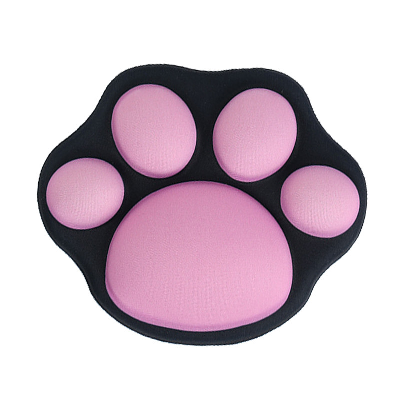 Armsa kassikäpa kujuga hiirepadi randmetugi randmetoepadjad Pehmed mugavad käetugi matt kontoriarvuti sülearvutite hiirepatjadele