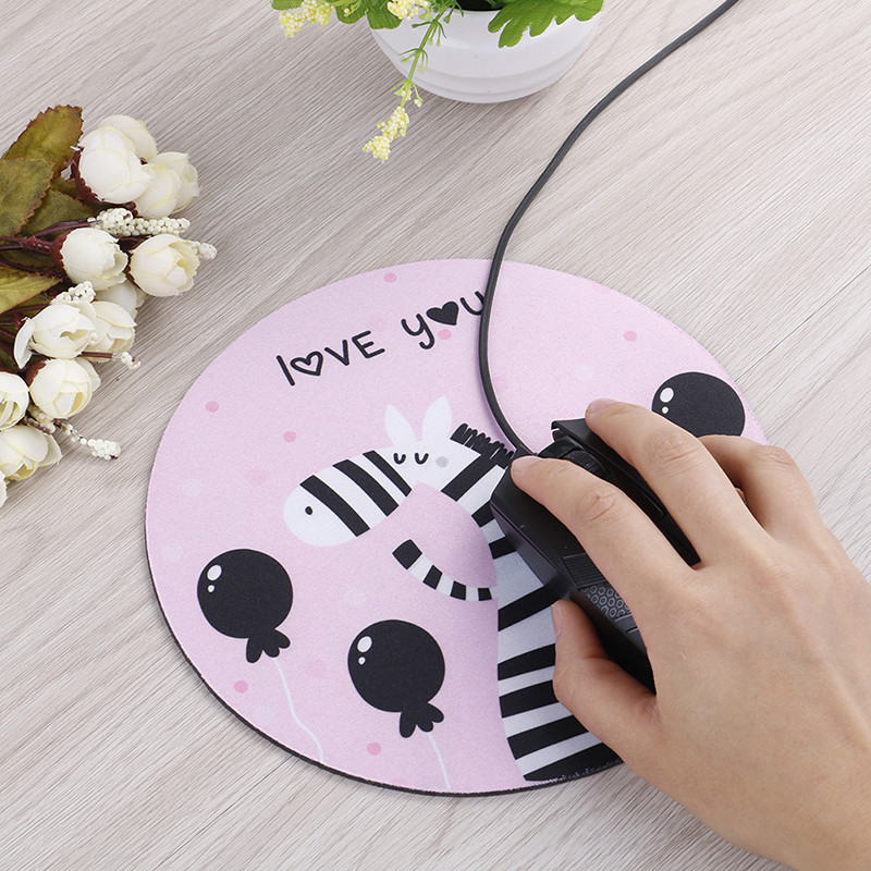 2023 Tampă de mouse rotundă drăguță Joc de computer pentru laptop Tampă de mouse pentru jocuri Decorează-ți biroul Mouse Pad