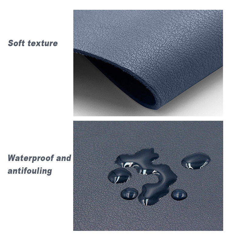 Covoraș de mouse din piele PU de culoare solidă simplă, anti-alunecare, rezistentă la apă, 25*21 cm, tampă de mouse, rechizite școlare, accesorii de birou, set de birou