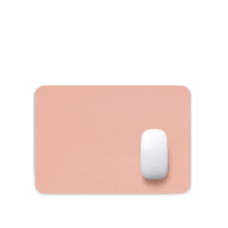Covoraș de mouse din piele PU de culoare solidă simplă, anti-alunecare, rezistentă la apă, 25*21 cm, tampă de mouse, rechizite școlare, accesorii de birou, set de birou