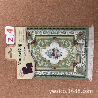 Persiškas mini austas kilimėlio kilimėlis Mousepad Retro stiliaus kilimų raštas puodelis nešiojamojo kompiuterio pelės kilimėlis su Fring namų biuro stalo dekoracija.