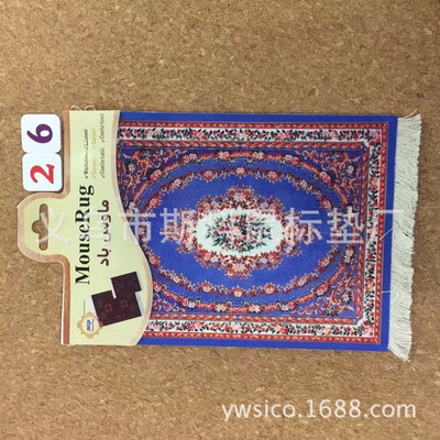 Persiškas mini austas kilimėlio kilimėlis Mousepad Retro stiliaus kilimų raštas puodelis nešiojamojo kompiuterio pelės kilimėlis su Fring namų biuro stalo dekoracija.