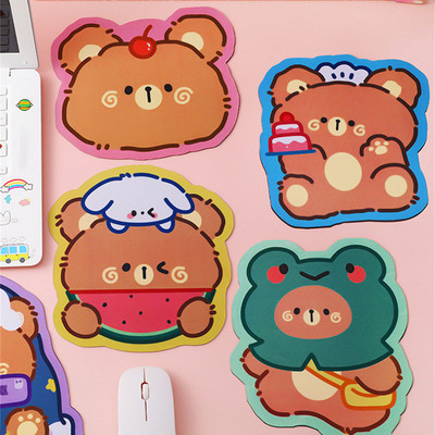 Cute Bear Mouse Pad Αντιολισθητικό επιτραπέζιο χαλάκι Kawaii Gaming Accessories Mouse Mat for Office Πληκτρολόγιο υπολογιστή οικιακού υπολογιστή