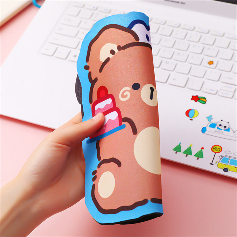 Roztomilý medvedík podložka pod myš protišmyková podložka na stôl Kawaii herné príslušenstvo podložka pod myš pre kanceláriu domáci počítač klávesnica