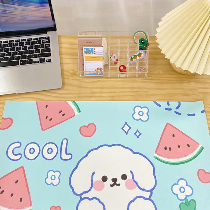 Kawaii Cute Cartoon Rabbit Printed Stolni podlošci Podloga za stol Podloga za miš Podloga za tipkovnicu računala Desktop Velika podloga za igre Studentski pribor