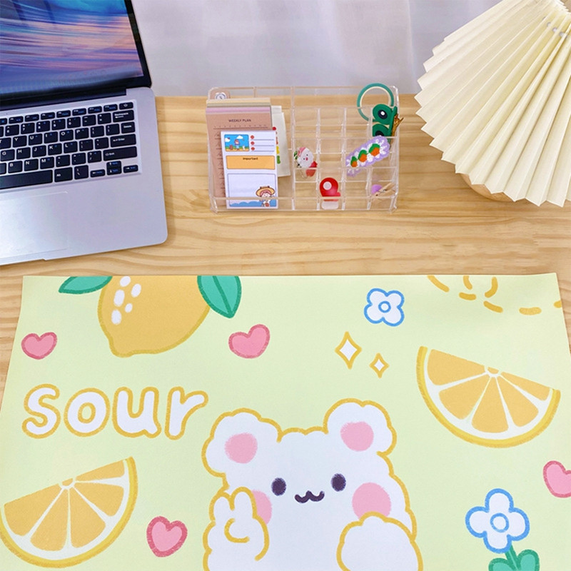 Kawaii Cute Cartoon Rabbit Printed Stolni podlošci Podloga za stol Podloga za miš Podloga za tipkovnicu računala Desktop Velika podloga za igre Studentski pribor