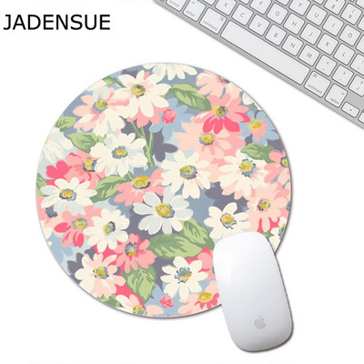 Slatka podloga za miš za prijenosno računalo Gaming Mouse Pad Okrugla gumena podloga za tipkovnicu uredskog računala Creative Kawaii Deskpad Podloge za stol promjera 20 cm