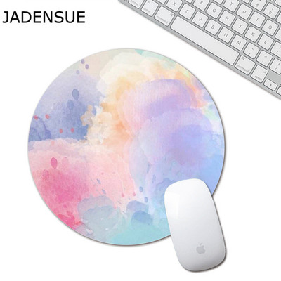 Slatka podloga za miš za prijenosno računalo Gaming Mouse Pad Okrugla gumena podloga za tipkovnicu uredskog računala Creative Kawaii Deskpad Podloge za stol promjera 20 cm