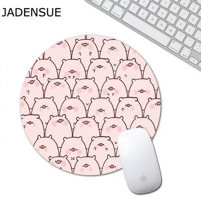 Slatka podloga za miš za prijenosno računalo Gaming Mouse Pad Okrugla gumena podloga za tipkovnicu uredskog računala Creative Kawaii Deskpad Podloge za stol promjera 20 cm