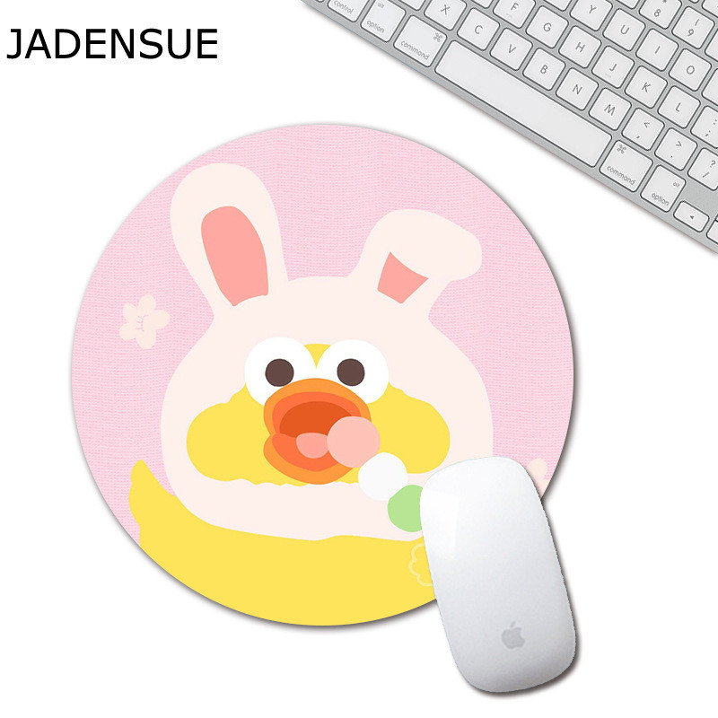 Slatka podloga za miš za prijenosno računalo Gaming Mouse Pad Okrugla gumena podloga za tipkovnicu uredskog računala Creative Kawaii Deskpad Podloge za stol promjera 20 cm