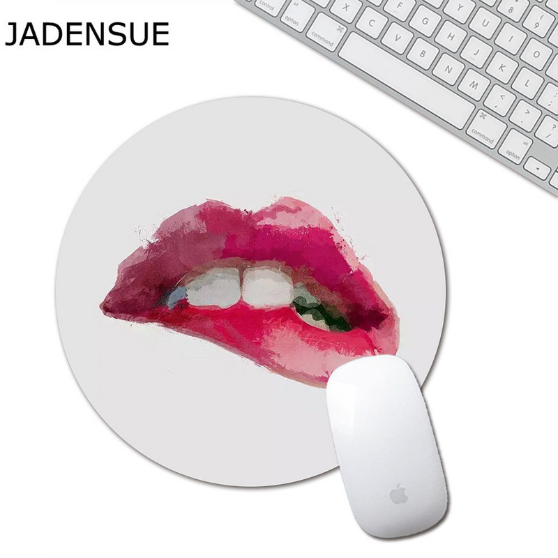 Slatka podloga za miš za prijenosno računalo Gaming Mouse Pad Okrugla gumena podloga za tipkovnicu uredskog računala Creative Kawaii Deskpad Podloge za stol promjera 20 cm