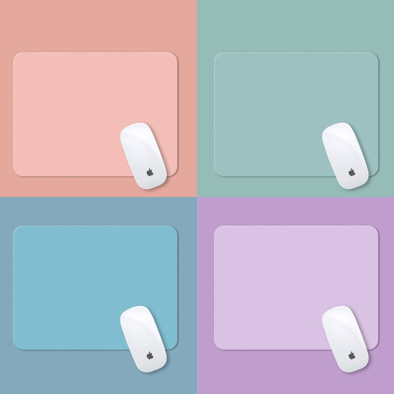 Deskpad Slatka podloga za stol Podloga za miš Mini vodootporna PU kožna podloga za miš za prijenosno računalo Tipkovnica Zaštita za stol Uredski materijal 21x25cm