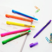 6 τμχ Lumina Pen Stationery Highlighter Marker Mildliner Fluorescent Color Liner Pens for Paper Paint Σχολική προμήθεια H6968