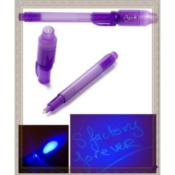 4 бр. Мултифункционална светлинна писалка с невидимо мастило за деца, студенти, нов подарък, рисуване, учебна писалка, коледни подаръци