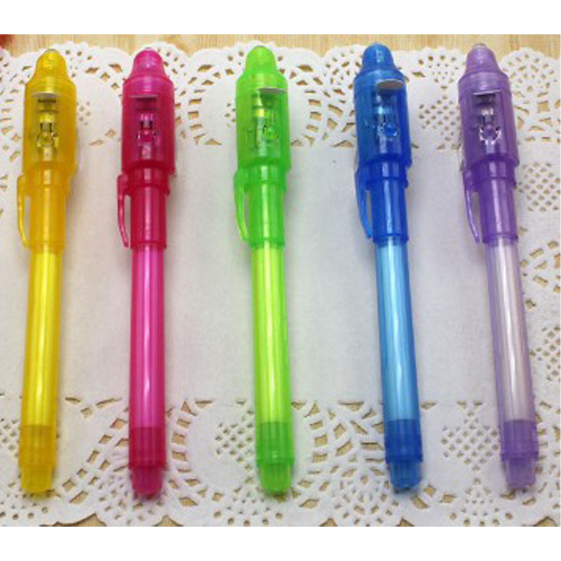 4kom višenamjenske svjetleće svjetleće nevidljive tintne olovke za djecu studente Novitet poklon crtanje olovka za učenje Božićni darovi