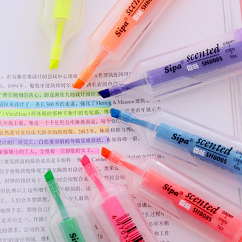 Флуоресцентни хайлайтъри Маркери Химикалки Цветни бонбони Ароматизирани хайлайтери Ученически пособия с голям капацитет Японски канцеларски материали