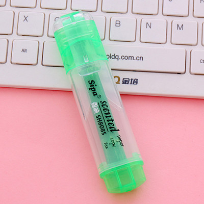 Fluorescenciniai paryškintuvai, rašikliai, saldainių spalvos, kvapnūs paryškintuvai Didelės talpos mokykliniai reikmenys japoniškos raštinės reikmenys