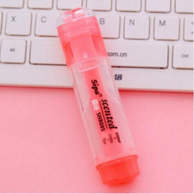 Fluorescenciniai paryškintuvai, rašikliai, saldainių spalvos, kvapnūs paryškintuvai Didelės talpos mokykliniai reikmenys japoniškos raštinės reikmenys