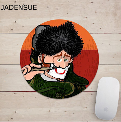 Gaming Mouse Pad Kawaii okrugla slatka vodootporna stolna podloga za slikanje Laptop Mouse Podloga Računalna tipkovnica Protuklizne stolne podloge 20*20cm