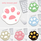 Kassiküünisega hiirematid Mugavad kummist mänguhiirepadi matt Armas isikukujuline hiirematt armas multikas kassiküünis väike hiirematt