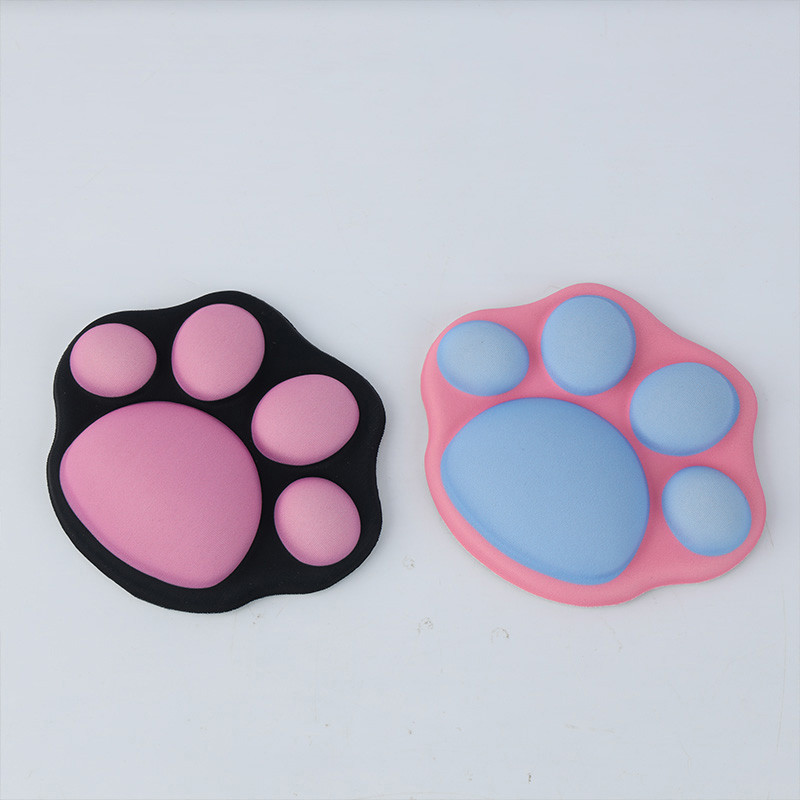 3D mačja šapa Podloga za miša Kawaii naslon za ruke Jastuk za ruke Udobna neklizajuća podrška za zapešće Korejski pribor za kućni ured