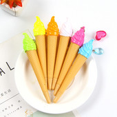 1 бр. Анимационен хайлайтер за сладолед с една глава Писане за хайлайтър Японски канцеларски материали Сладки офис ученически пособия