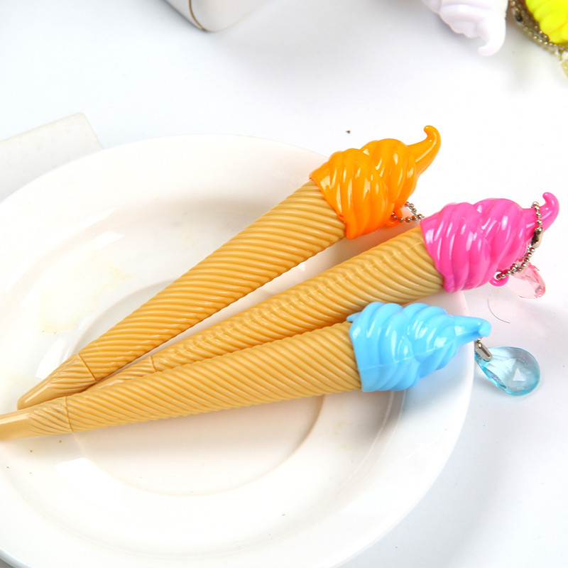 1 бр. Анимационен хайлайтер за сладолед с една глава Писане за хайлайтър Японски канцеларски материали Сладки офис ученически пособия