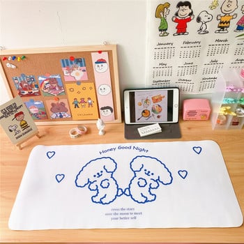 Yisuremia Big Size Kawaii Table Antiskid Мека подложка за бюро Подложка за мишка Водоустойчива настолна клавиатура Pad Аксесоари за ученически канцеларски материали