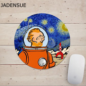 Slatka podloga za miš 20*20 cm Kawaii okrugla vodootporna stolna podloga za slikanje Laptop Podloga za miš Računalna tipkovnica Protuklizne stolne podloge