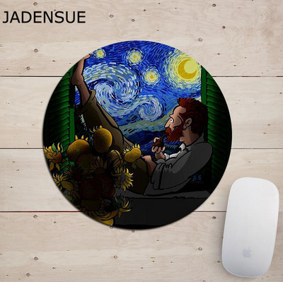 Slatka podloga za miš 20*20 cm Kawaii okrugla vodootporna stolna podloga za slikanje Laptop Podloga za miš Računalna tipkovnica Protuklizne stolne podloge