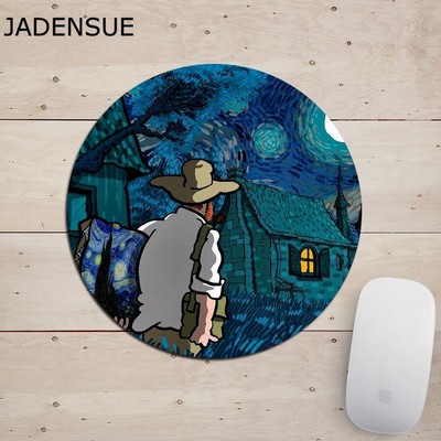 Slatka podloga za miš 20*20 cm Kawaii okrugla vodootporna stolna podloga za slikanje Laptop Podloga za miš Računalna tipkovnica Protuklizne stolne podloge