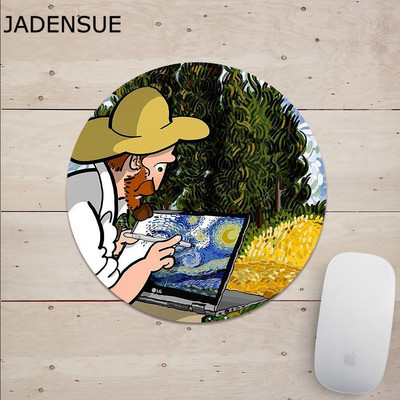 Slatka podloga za miš 20*20 cm Kawaii okrugla vodootporna stolna podloga za slikanje Laptop Podloga za miš Računalna tipkovnica Protuklizne stolne podloge