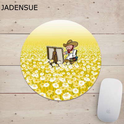 Slatka podloga za miš 20*20 cm Kawaii okrugla vodootporna stolna podloga za slikanje Laptop Podloga za miš Računalna tipkovnica Protuklizne stolne podloge