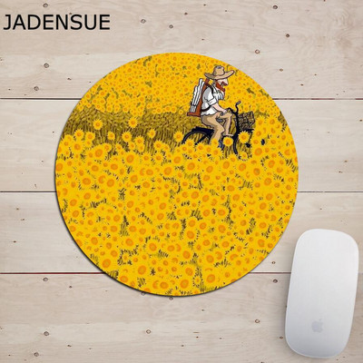 Slatka podloga za miš 20*20 cm Kawaii okrugla vodootporna stolna podloga za slikanje Laptop Podloga za miš Računalna tipkovnica Protuklizne stolne podloge