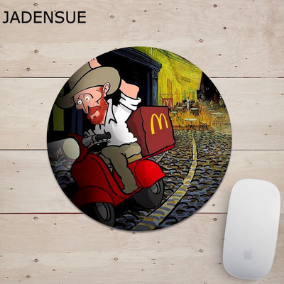 Slatka podloga za miš 20*20 cm Kawaii okrugla vodootporna stolna podloga za slikanje Laptop Podloga za miš Računalna tipkovnica Protuklizne stolne podloge