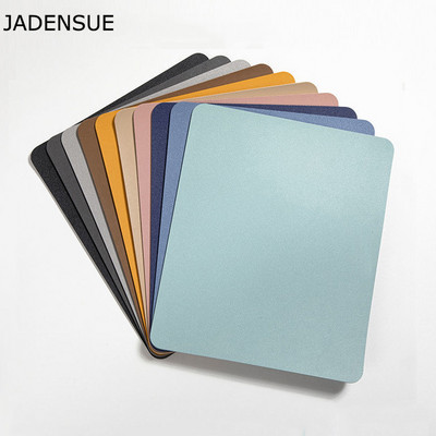 Χαριτωμένο Mouse Pad PU Δερμάτινο μονόχρωμο Απλά πατάκια γραφείου γραφής Αδιάβροχο ποντίκι για φορητό υπολογιστή γραφείου Επιτραπέζιο υπολογιστή παιχνιδιών