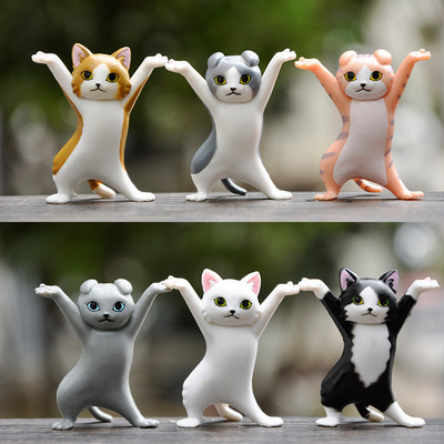 Νέα αστεία θήκη για στυλό γάτας Παιχνίδι Hold Everything Στήριγμα ακουστικών για γάτα Διακόσμηση σπιτιού Μαγευτικό δώρο anime με μολύβι για γάτα που χορεύει