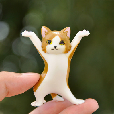 Jauna, smieklīga kaķa pildspalvas turētāja rotaļlieta, kas tur visu Kaķa austiņu kronšteins Mājas rotājums Apburošs dejojošs kaķu zīmuļu statīvs Anime dāvana