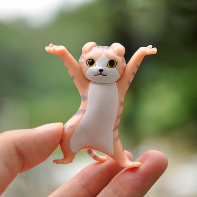 Jauna, smieklīga kaķa pildspalvas turētāja rotaļlieta, kas tur visu Kaķa austiņu kronšteins Mājas rotājums Apburošs dejojošs kaķu zīmuļu statīvs Anime dāvana