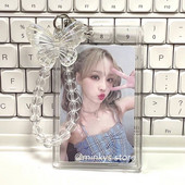 MINKYS New Arrival Kawaii 3 ιντσών Θήκη φωτογραφικής κάρτας Kpop Πιστωτική κάρτα ταυτότητας Τραπεζικής κάρτας Οθόνη Προστατευτική θήκη κάρτας λεωφορείου Κρεμαστό