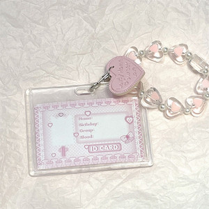 MINKYS New Arrival Kawaii 3 ιντσών Θήκη φωτογραφικής κάρτας Kpop Πιστωτική κάρτα ταυτότητας Τραπεζικής κάρτας Οθόνη Προστατευτική θήκη κάρτας λεωφορείου Κρεμαστό