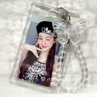 MINKYS New Arrival Kawaii 3 ιντσών Θήκη φωτογραφικής κάρτας Kpop Πιστωτική κάρτα ταυτότητας Τραπεζικής κάρτας Οθόνη Προστατευτική θήκη κάρτας λεωφορείου Κρεμαστό