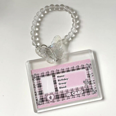 MINKYS New Arrival Kawaii 3 ιντσών Θήκη φωτογραφικής κάρτας Kpop Πιστωτική κάρτα ταυτότητας Τραπεζικής κάρτας Οθόνη Προστατευτική θήκη κάρτας λεωφορείου Κρεμαστό